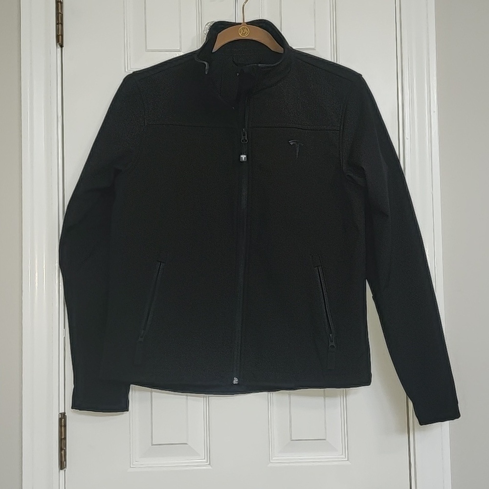 TESLA Water Repellant Women's Jacket Size Small Black EUC​​​​​